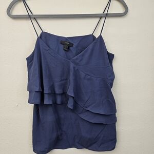J. Crew Navy Layered Camisole